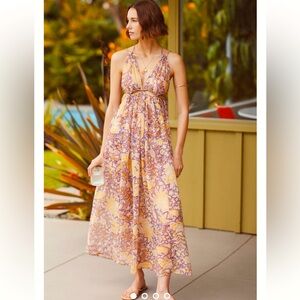 Anthropologie sheer cutout maxi dress! Absolutely gorgeous! BNWT